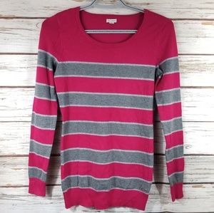 Guess Pink and Gray Striped Sweater, SP
